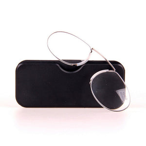Mayitr 1pc Portable Pocket Nose Reading Glasses