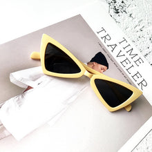 Load image into Gallery viewer, Small Triangle Cat Eye Sunglasses