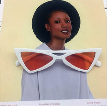 Load image into Gallery viewer, Small Triangle Cat Eye Sunglasses