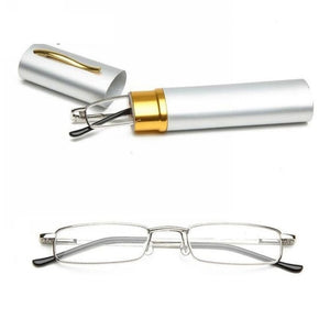 Hot Sale Unisex Stainless Steel Frame Resin Reading Glasses
